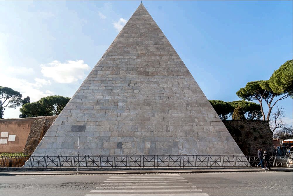 Pyramid of Cestius - one of Rome's hidden gems
