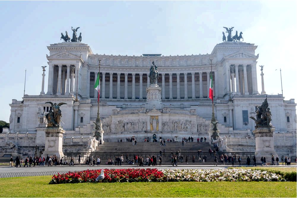 Vittoriano Monument - a great addition for an itinerary of 2 days in Rome